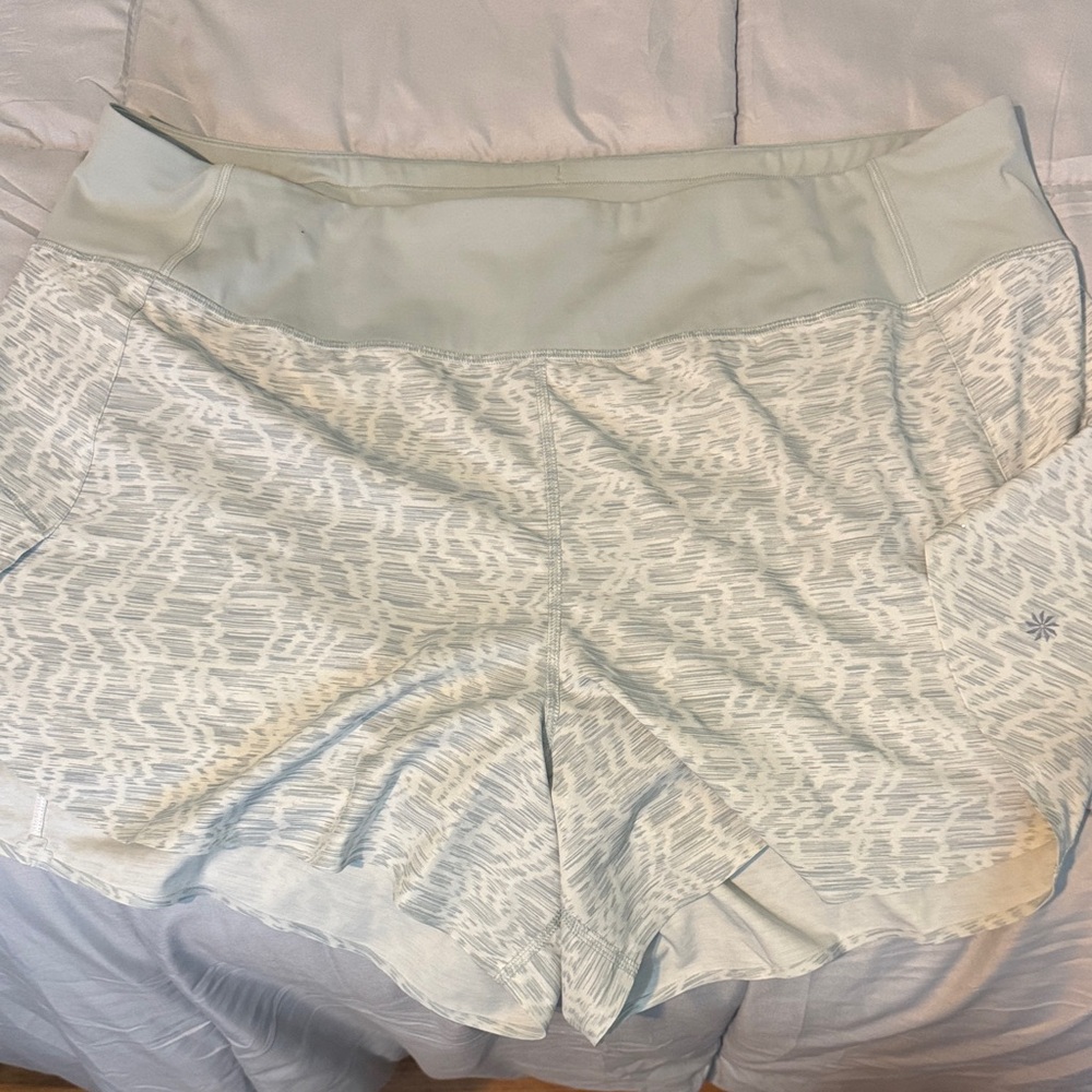 Athleta Light Blue Athletic Shorts